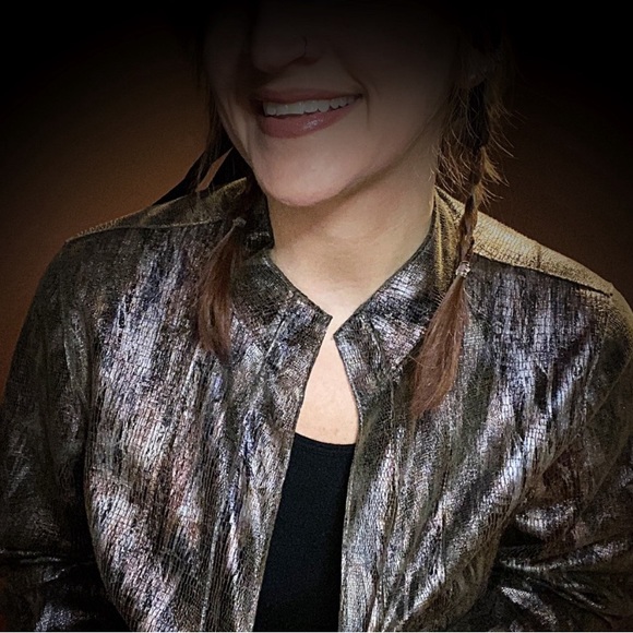 Chico’s reversible suede jacket - Picture 2 of 14